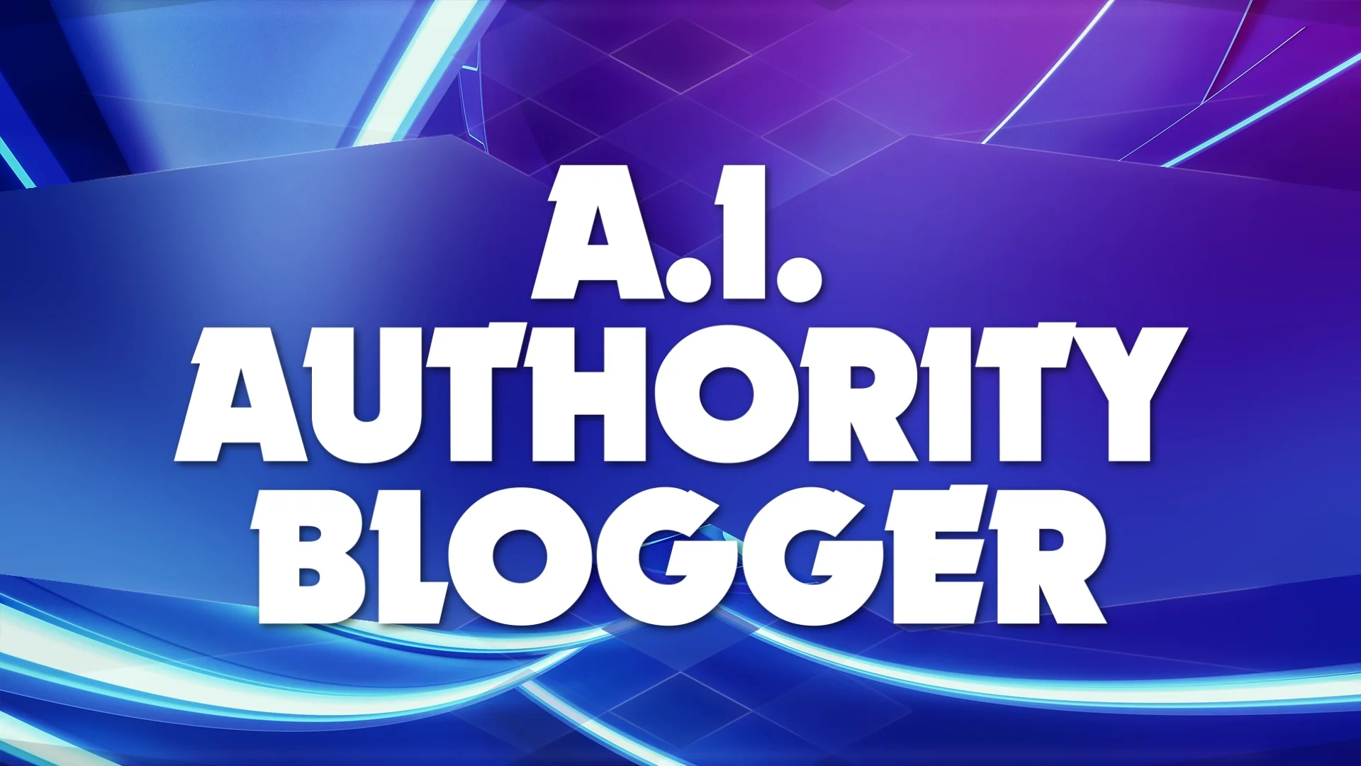 Authority Blogger - a blog writing tool for GEO-optimized content